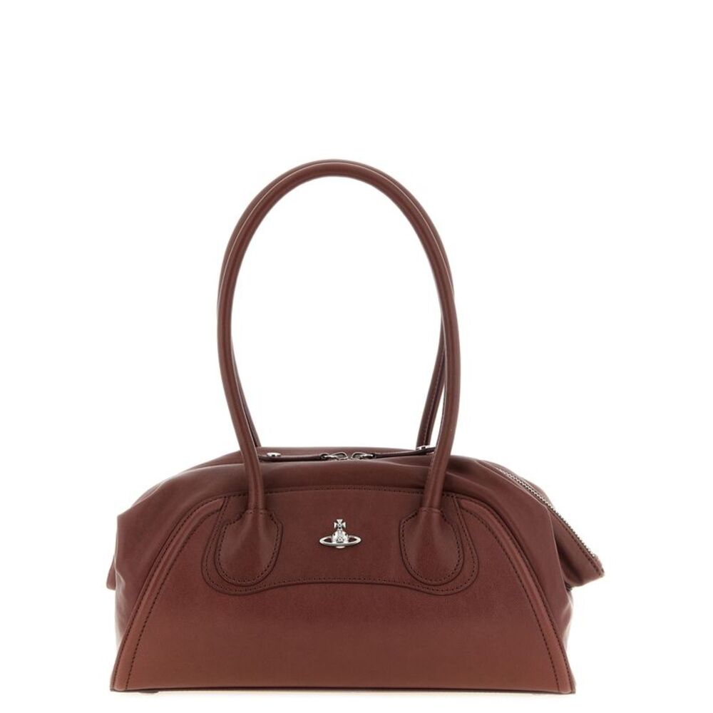 Vivienne Westwood Brown Calfskin Shoulder Women's Bag